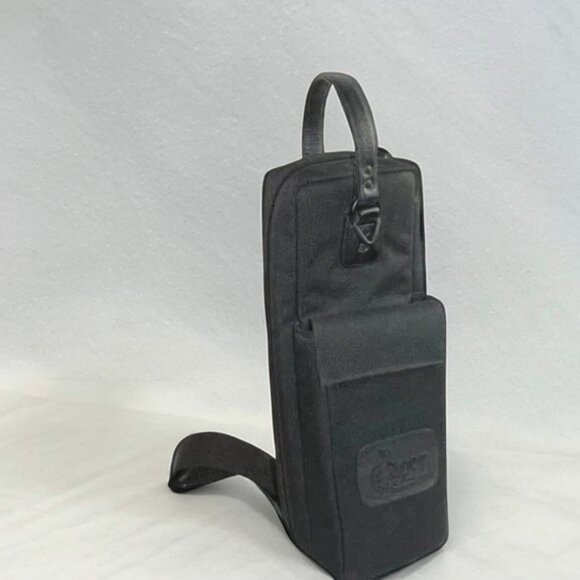 Gard Mid-Suspension Flute Black Canvas Leather Large Accessory Gig Bag - Picture 4 of 7